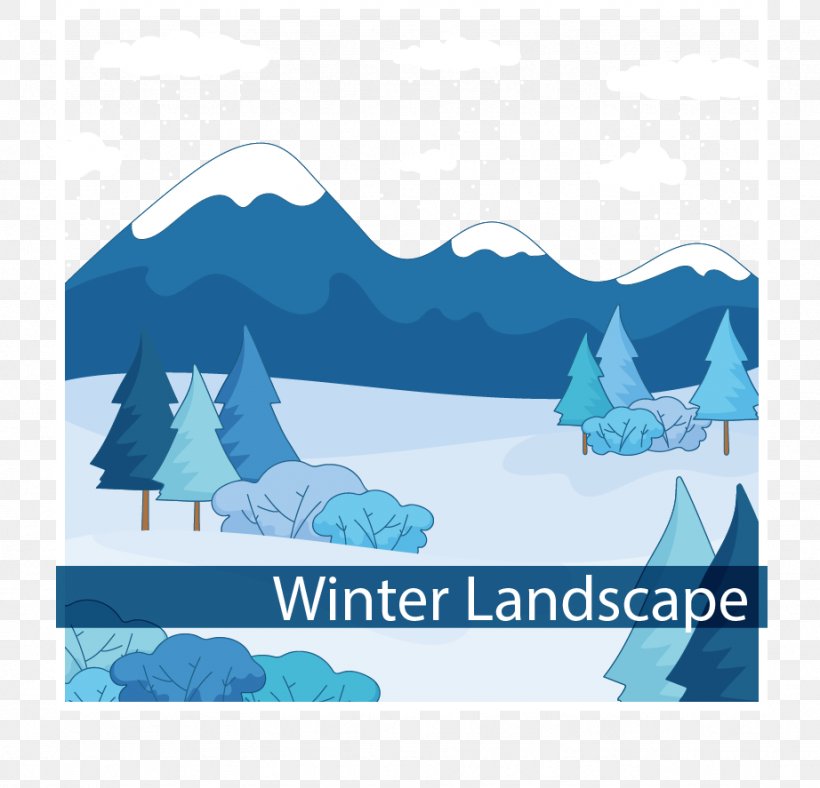Landscape Nxe9vxe9 Snow Euclidean Vector, PNG, 922x887px, Landscape, Aqua, Area, Blue, Brand Download Free