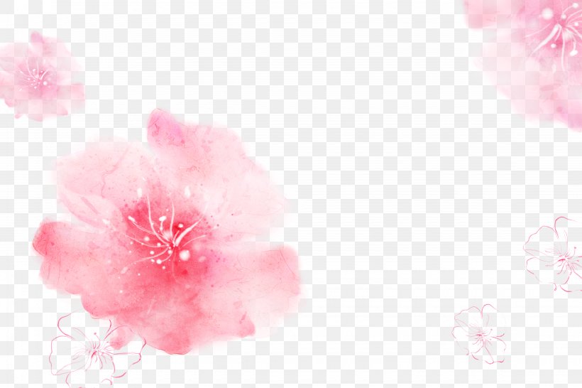 Pink Cherry Blossom Cosmetology Wallpaper, PNG, 4500x3000px, Pink, Blossom, Cherry Blossom, Cosmetology, Flower Download Free