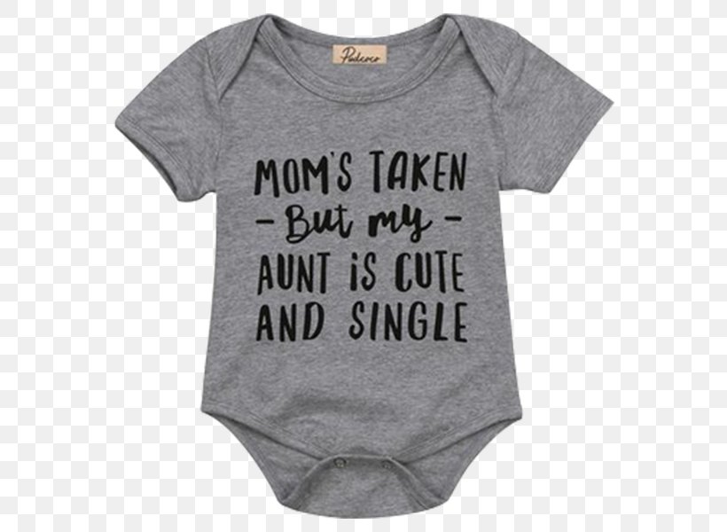 Aunt Baby & Toddler One-Pieces Mother Infant T-shirt, PNG, 600x600px, Aunt, Baby Toddler Onepieces, Black, Bodysuit, Brand Download Free