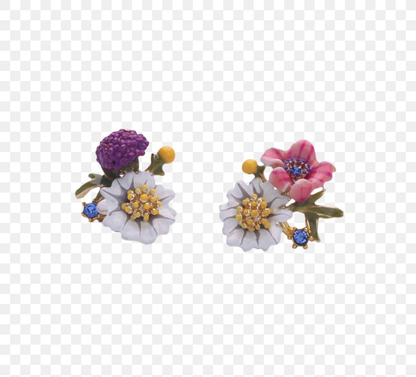 Earring Jewellery Flower Necklace Bracelet, PNG, 558x744px, Earring, Bangle, Body Jewelry, Bracelet, Charms Pendants Download Free