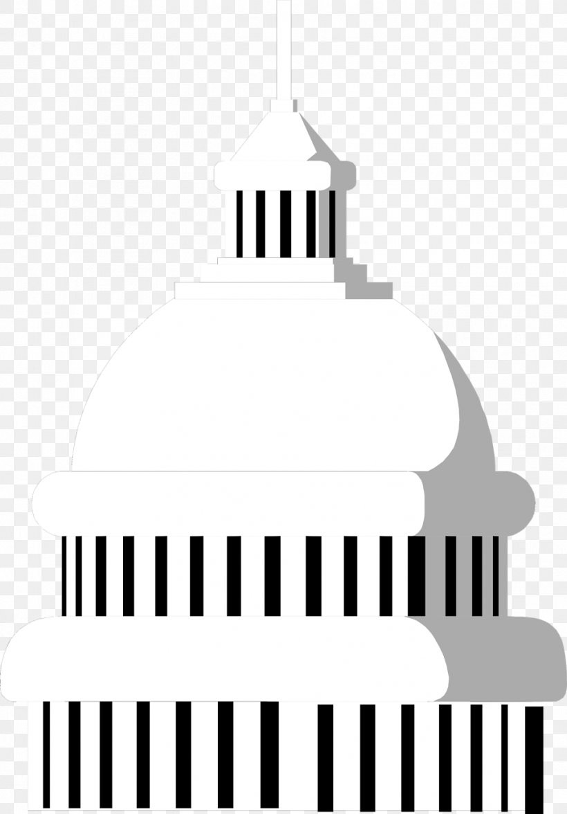 United States Capitol Dome Building Clip Art, PNG, 958x1375px, United States Capitol, Black, Black And White, Building, Landmark Download Free
