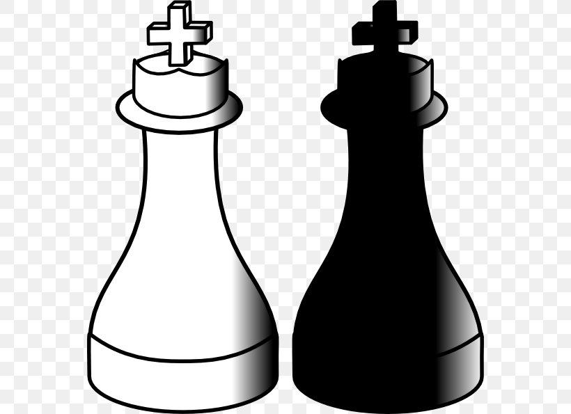 Chess King Queen Pin Clip Art, PNG, 570x595px, Chess, Black And White, Chessboard, Drinkware, Game Download Free