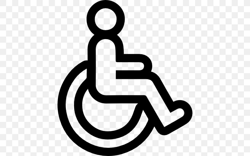 Disability Logo Sign Wheelchair, PNG, 512x512px, Disability, Ableism, Accessibility, Area, Black And White Download Free