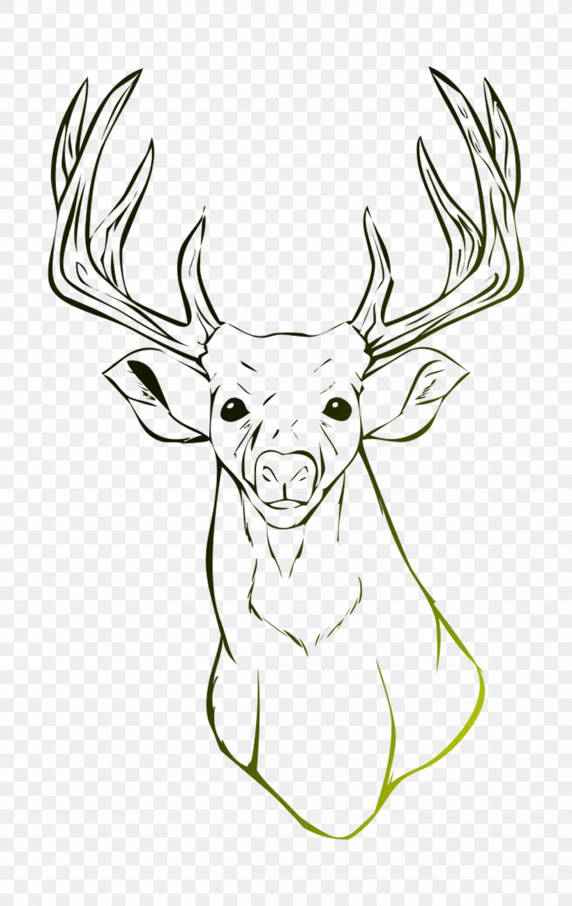 Reindeer Moose Drawing Image, PNG, 1200x1900px, Reindeer, Antler, Coloring Book, Deer, Doodle Download Free