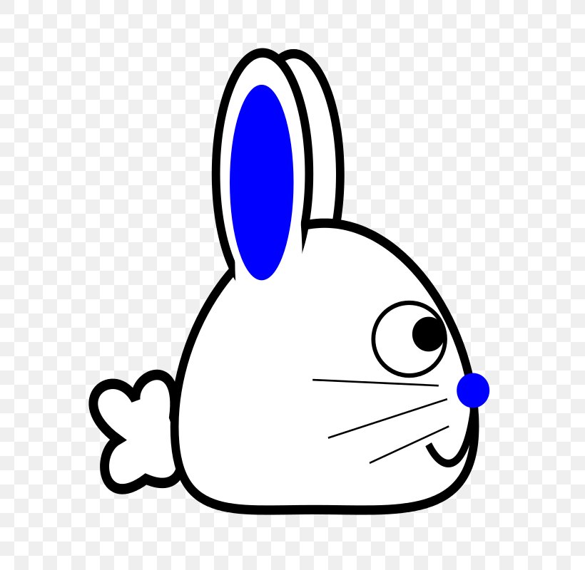 Easter Bunny Holland Lop Rabbit Clip Art, PNG, 800x800px, Easter Bunny, Area, Black And White, Cat, Cat Like Mammal Download Free