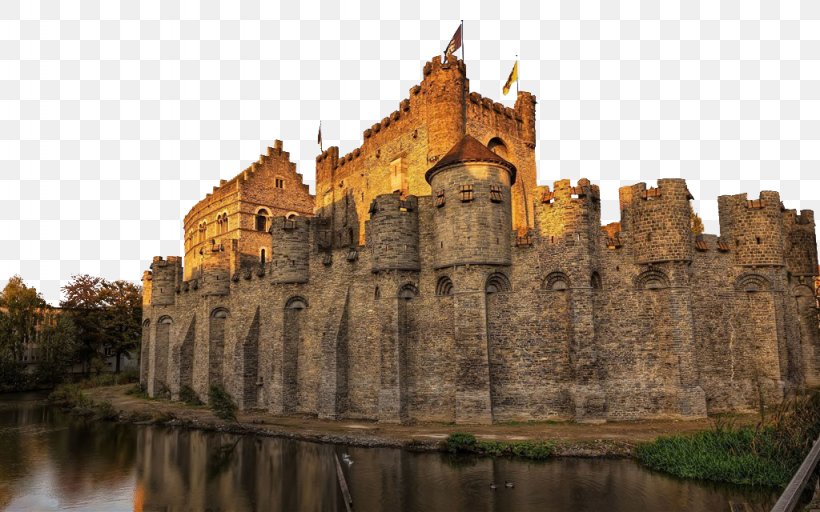 Gravensteen Gatehouse Ghent Castle Desktop Wallpaper, PNG, 1024x640px, Gravensteen, Accommodation, Belgium, Building, Castle Download Free