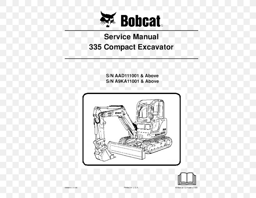 Bobcat Company Owner's Manual Product Manuals Caterpillar Inc. Compact Excavator, PNG, 560x636px, Bobcat Company, Area, Black And White, Caterpillar Inc, Compact Excavator Download Free