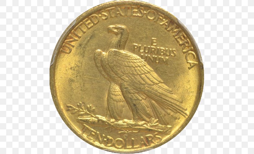 Gold Coin Indian Head Gold Pieces Russia, PNG, 500x500px, 2 Euro Coin, Coin, American Gold Eagle, Brass, Bronze Medal Download Free