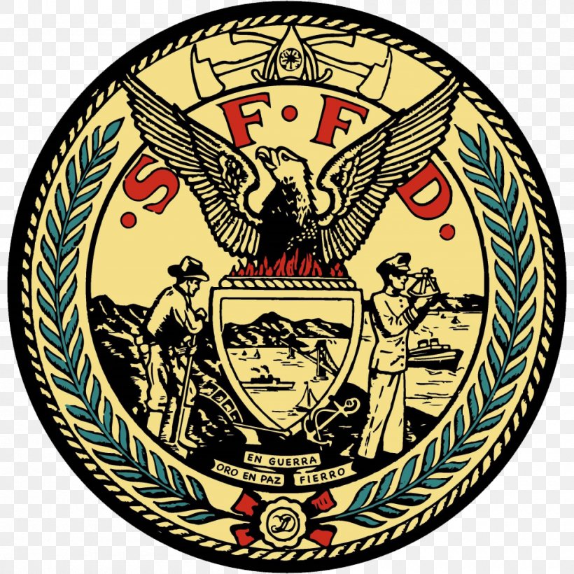 Hunters Point San Francisco Fire Department Fire Station Firefighter, PNG, 1000x1000px, Hunters Point, Badge, Crest, Emblem, Emergency Download Free