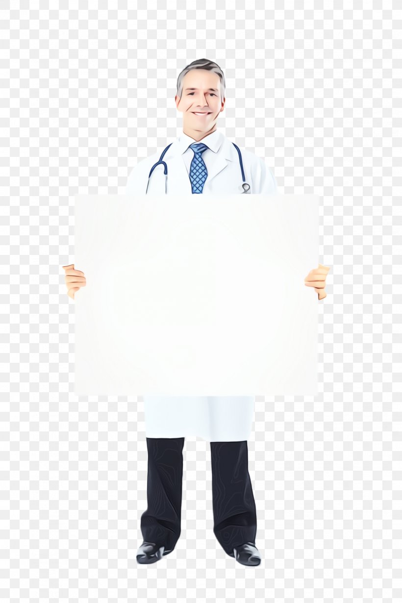 White Clothing Uniform Standing White Coat, PNG, 1632x2448px, Watercolor, Clothing, Costume, Neck, Outerwear Download Free