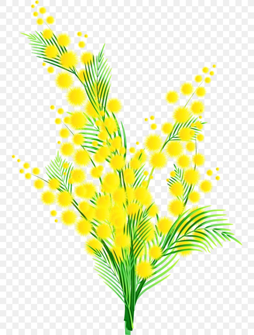 Yellow Leaf Plant Grass Flower, PNG, 745x1080px, Watercolor, Branch, Flower, Grass, Grass Family Download Free
