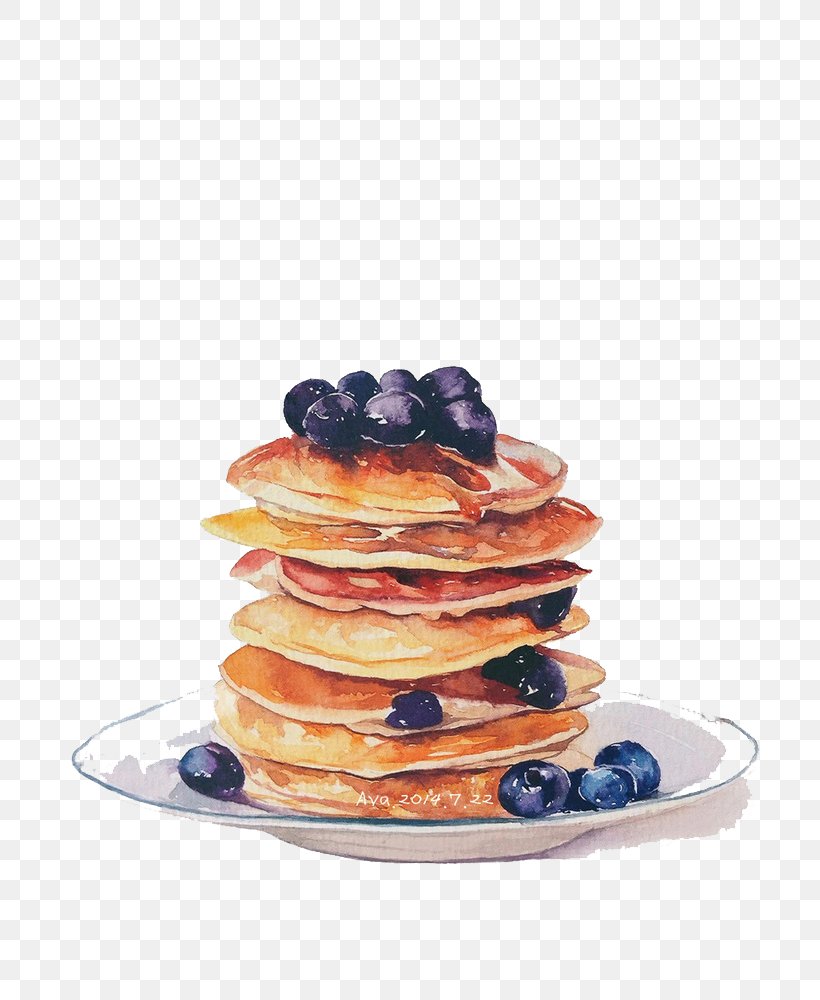 Cupcake Drawing Fruit Blackberry, PNG, 750x1000px, Pancake, Art, Blueberry, Breakfast, Dessert Download Free