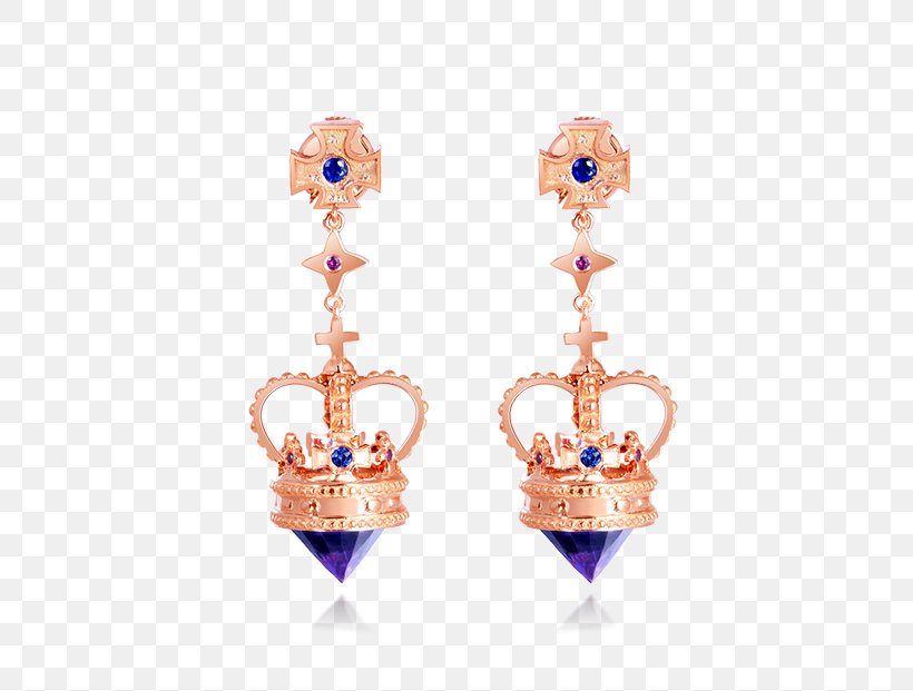 Earring United Kingdom Jewellery Crown Necklace, PNG, 621x621px, Earring, Aesthetics, Amethyst, Body Jewellery, Body Jewelry Download Free