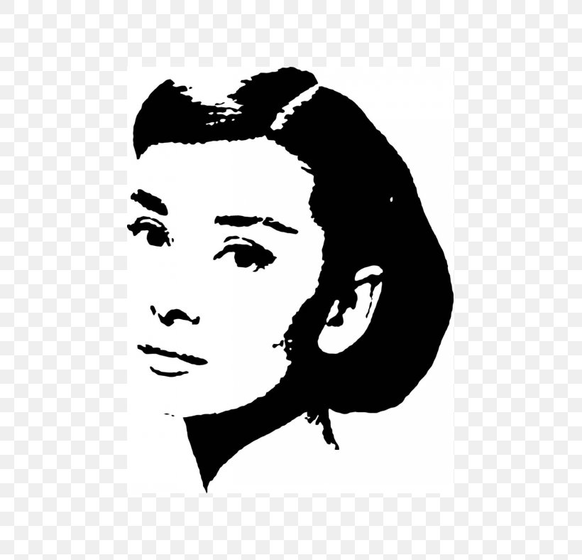 Gigi Audrey Hepburn: Portraits Of An Icon Stencil Black And White Art, PNG, 788x788px, Gigi, Actor, Art, Audrey Hepburn, Beauty Download Free