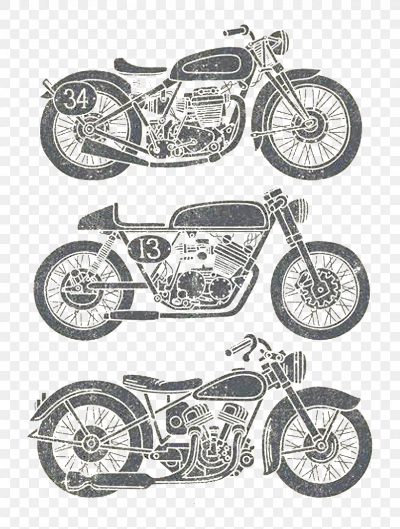 Motorcycle Chopper Clip Art, PNG, 1820x2407px, Motorcycle, Automotive Design, Bicycle Part, Bicycle Wheel, Black And White Download Free