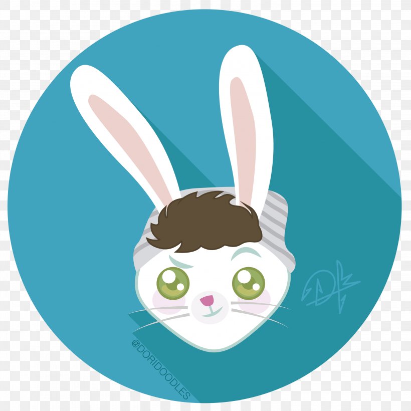 Rabbit Easter Bunny Evil Cartoon, PNG, 2903x2905px, Rabbit, Are, Art, Cartoon, Easter Download Free