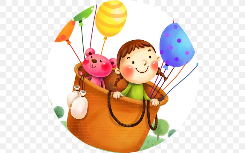Child Hot Air Balloon Drawing Flight, PNG, 512x512px, Child, Aerostat, Animaatio, Baby Toys, Balloon Download Free