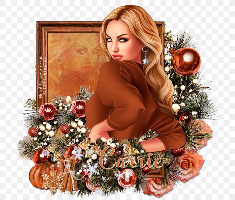 Christmas Ornament Brown Hair Ball, PNG, 700x700px, Christmas Ornament, Ball, Brown, Brown Hair, Christmas Download Free