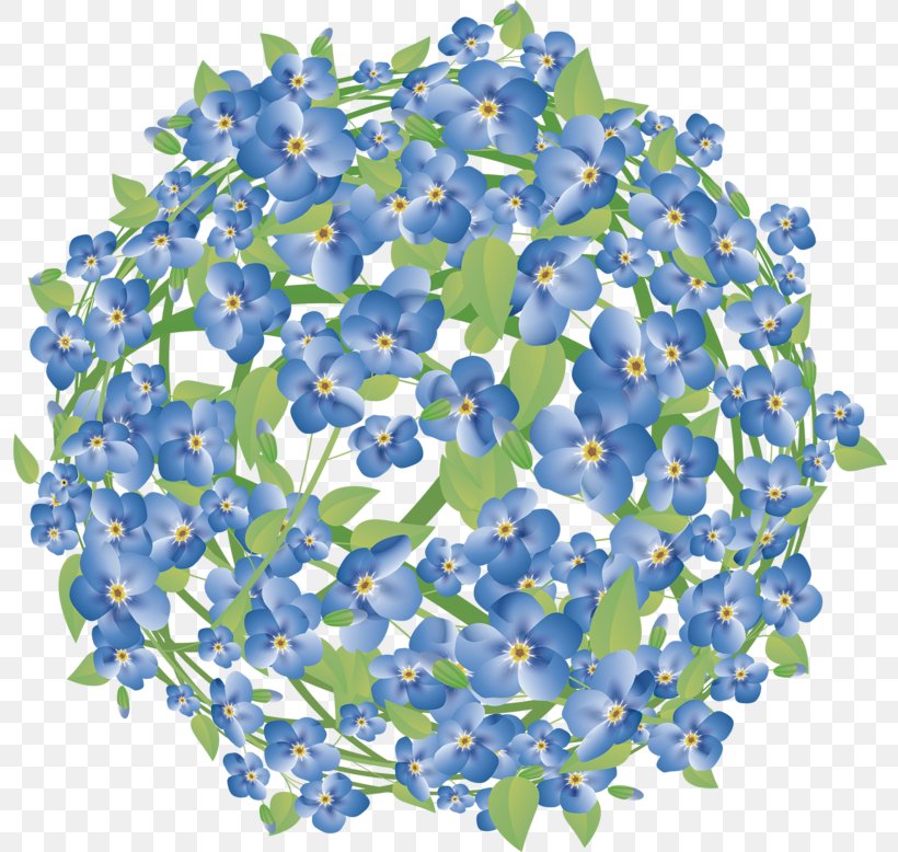 Blue Flower Megabyte, PNG, 800x778px, Blue, Floral Design, Flower, Flowering Plant, Hydrangea Download Free