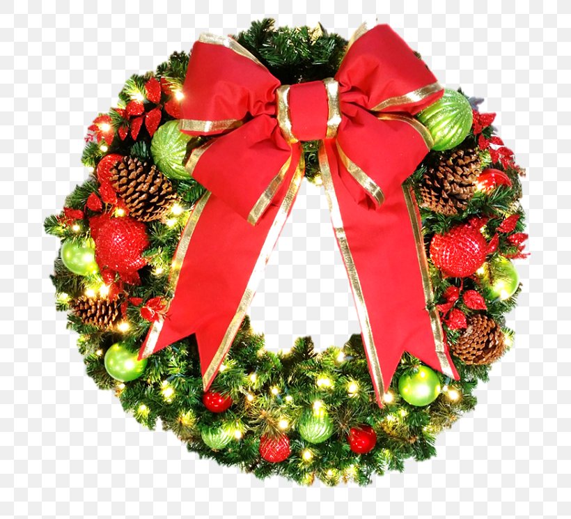 Christmas Decoration Christmas Ornament Wreath Evergreen, PNG, 750x745px, Christmas Decoration, Christmas, Christmas Ornament, Decor, Evergreen Download Free