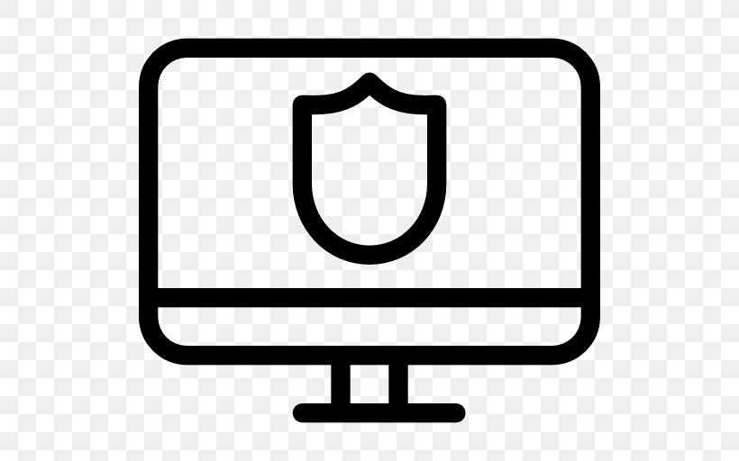 Computer Security Icon Design, PNG, 512x512px, Security, Area, Black And White, Computer, Computer Security Download Free