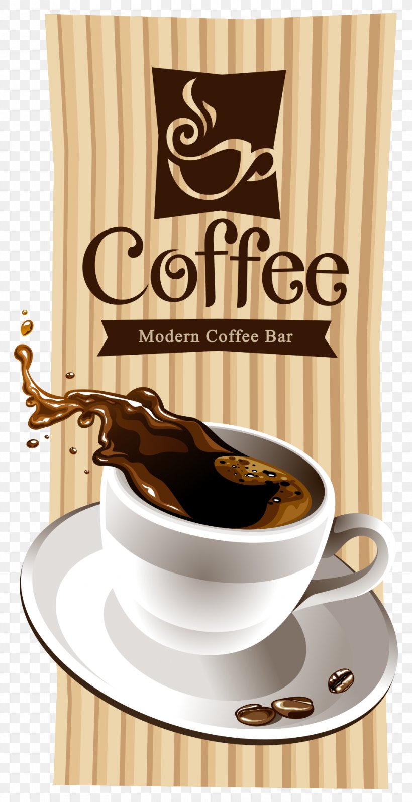 Pizza Italian Cuisine Cafe Restaurant, PNG, 966x1882px, Coffee, Banner, Cafe, Caffeine, Coffee Cup Download Free