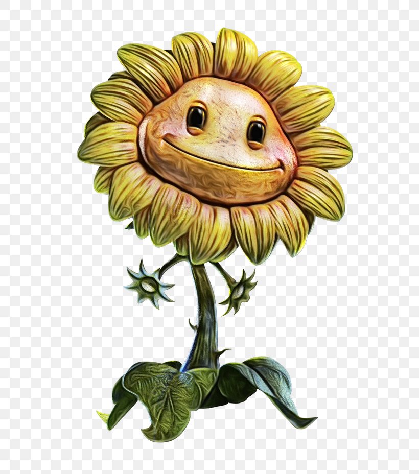 Sunflower Plants Vs Zombies, PNG, 680x928px, Plants Vs Zombies Garden Warfare, Asterales, Cartoon, Common Sunflower, Daisy Family Download Free