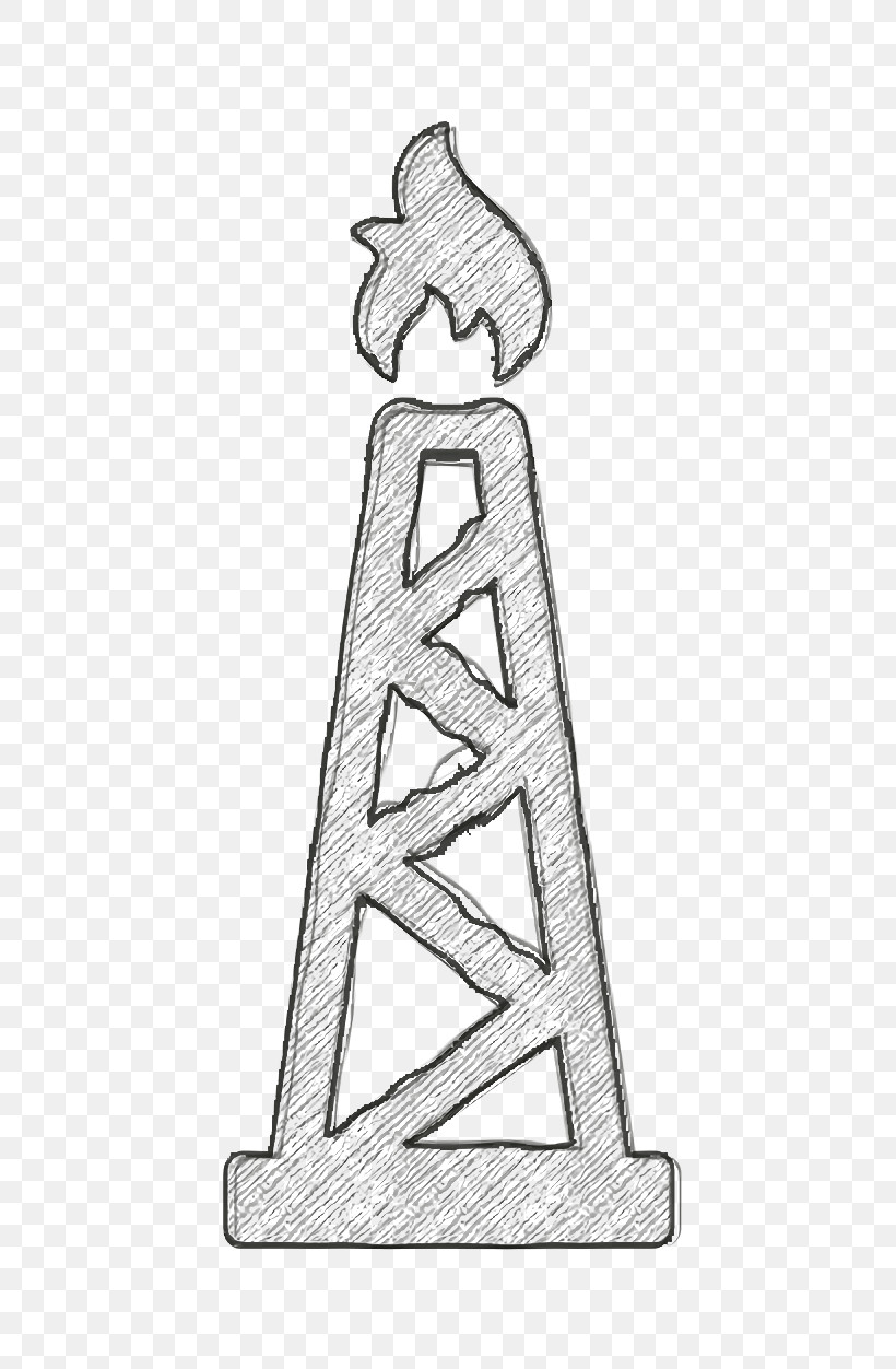 Burning Oil Tower Icon Industry Icon Oil Icon, PNG, 518x1252px, Industry Icon, Buildings Icon, Geometry, Headgear, Line Download Free