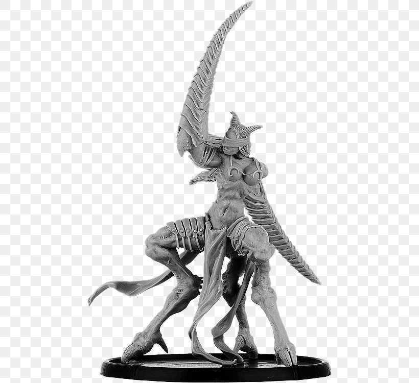 Miniature Figure Miniature Wargaming Warhammer 40,000 Art Demon, PNG, 479x750px, Miniature Figure, Art, Beastmen, Black And White, Classical Sculpture Download Free