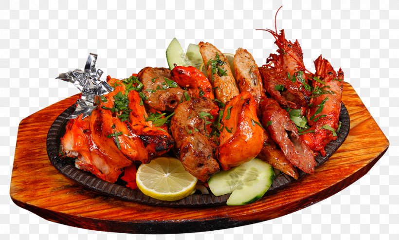 Tandoori Chicken Biryani Indian Cuisine Thai Cuisine Mughlai Cuisine, PNG, 945x569px, Tandoori Chicken, Animal Source Foods, Asian Food, Biryani, Caridean Shrimp Download Free