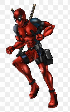 Deadpool - Spider-Man Iron Man Deadpool Cartoon Superhero PNG