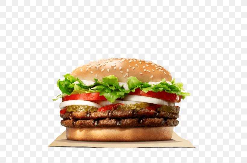 Whopper Hamburger Cheeseburger Big King Chicken Sandwich, PNG, 517x541px, Whopper, American Food, Bacon, Beef, Big King Download Free