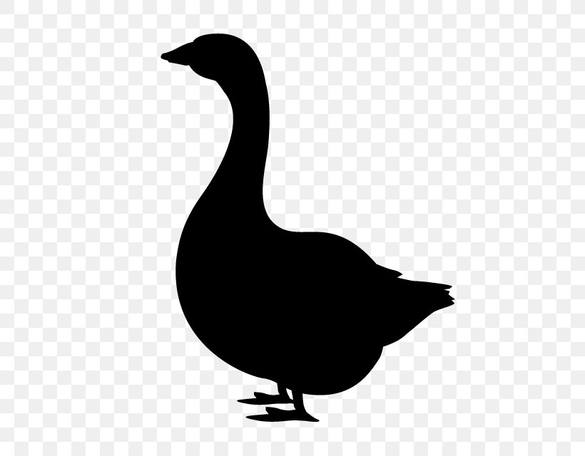 Domestic Duck Silhouette Goose Clip Art, PNG, 640x640px, Duck, Anatidae, Animal, Beak, Bird Download Free