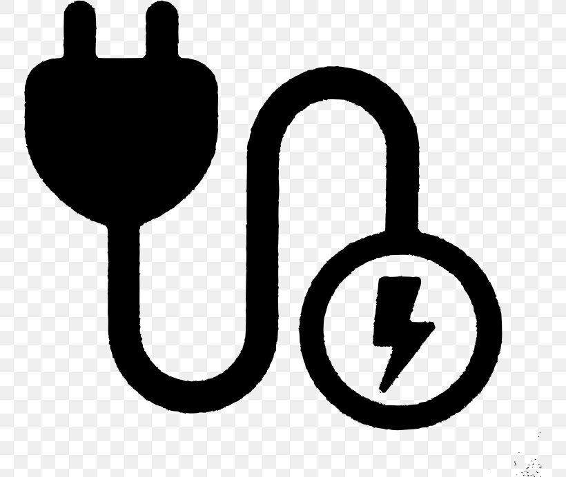 Power Cord Electrical Cable Electrical Wires & Cable Clip Art, PNG, 750x692px, Power Cord, Ac Power Plugs And Sockets, Area, Black And White, Brand Download Free