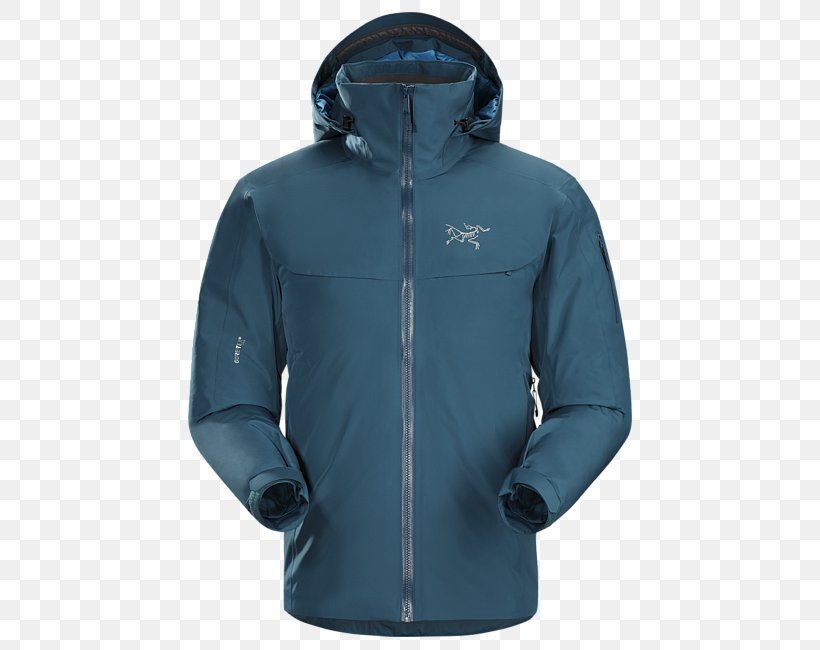 T-shirt Hoodie Jacket Arc'teryx Gore-Tex, PNG, 650x650px, Tshirt, Canada Goose, Clothing, Coat, Electric Blue Download Free