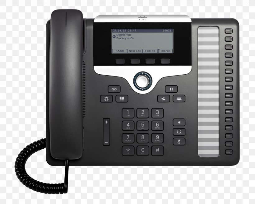 VoIP Phone Voice Over IP 3pcc Telephone Cisco Systems, PNG, 3000x2400px, Voip Phone, Answering Machine, Business, Cisco 7821, Cisco Systems Download Free