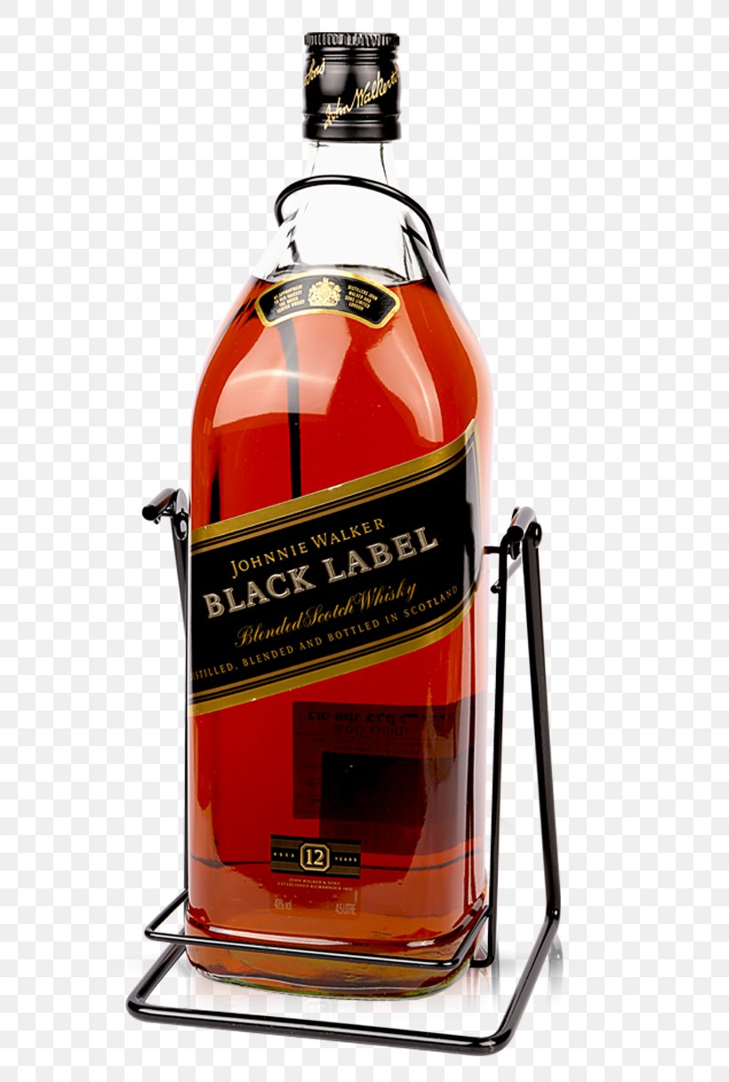 Blended Whiskey Bottle Liqueur Johnnie Walker, PNG, 800x1218px, Whiskey, Alexander Walker, Beer, Blended Whiskey, Bottle Download Free