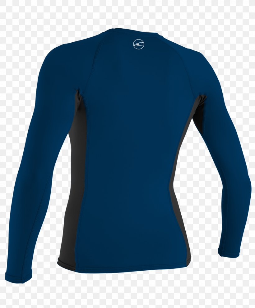 Long-sleeved T-shirt Rash Guard Undershirt, PNG, 1000x1207px, Sleeve, Active Shirt, Blue, Cobalt Blue, Electric Blue Download Free