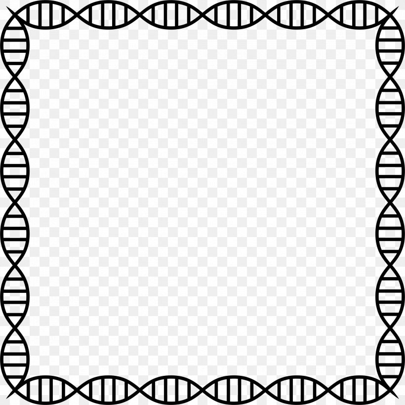 Nucleic Acid Double Helix DNA Profiling Clip Art, PNG, 2330x2330px, Nucleic Acid Double Helix, Area, Biology, Black, Black And White Download Free