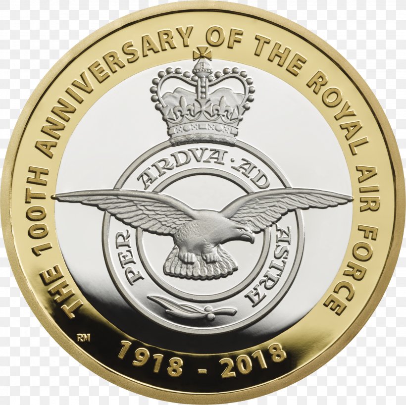 Royal Mint Supermarine Spitfire Royal Air Force Coin Two Pounds, PNG, 2259x2255px, Royal Mint, Badge, Badge Of The Royal Air Force, Brand, Coin Download Free