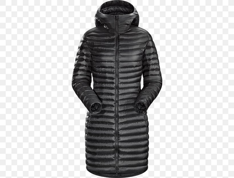 Hoodie Arc'teryx Coat Jacket Clothing, PNG, 450x625px, Hoodie, Black, Clothing, Coat, Daunenjacke Download Free