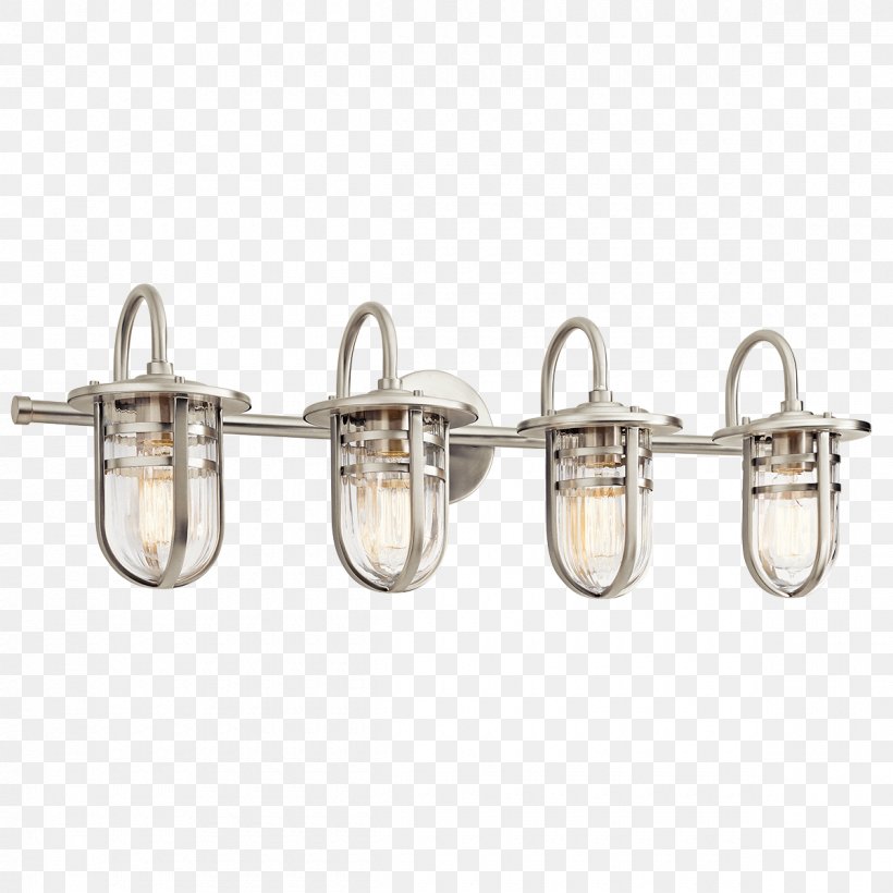 Lighting Kichler Bathroom Light Fixture, PNG, 1200x1200px, Light, Bathroom, Brushed Metal, Ceiling, Ceiling Fans Download Free