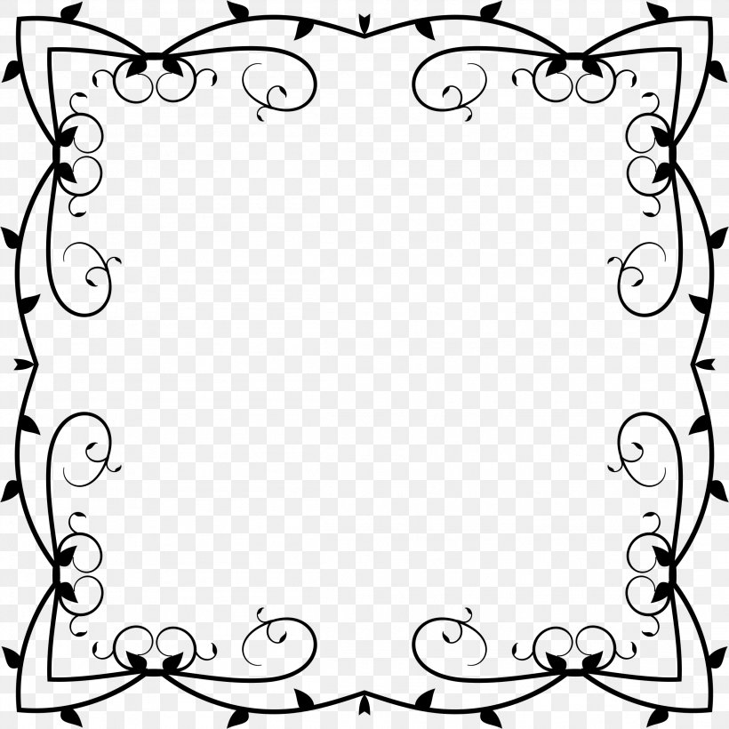 Line Art Clip Art, PNG, 2304x2304px, Line Art, Area, Black, Black And White, Border Download Free