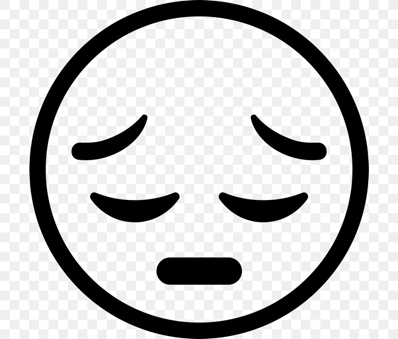 Smiley Emoji Emoticon, PNG, 700x700px, Smiley, Black, Black And White, Embarrassment, Emoji Download Free