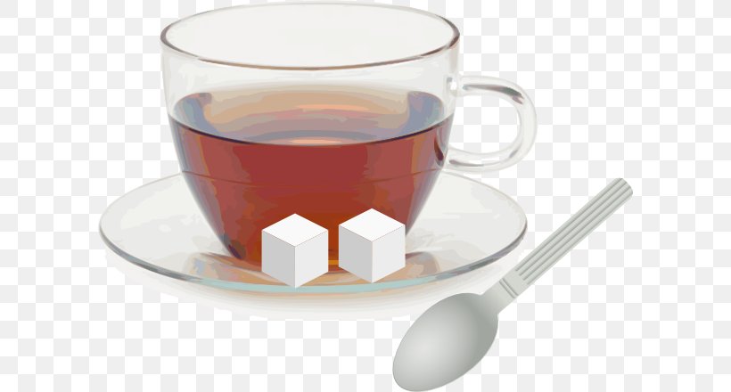 Tea Coffee Sugar Cubes Clip Art, PNG, 600x440px, Tea, Black Tea, Coffee, Coffee Cup, Cup Download Free