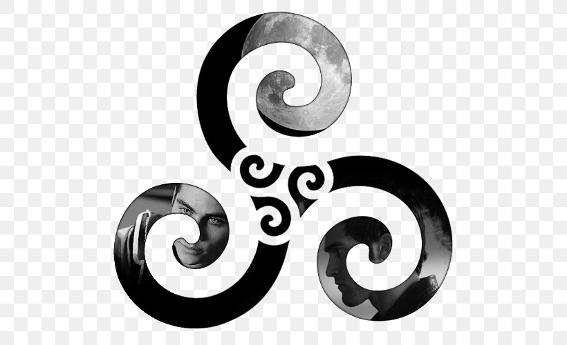 Triskelion Symbol Valknut Mordred, PNG, 500x500px, Triskelion, Black And White, Body Jewelry, Information, Library Download Free
