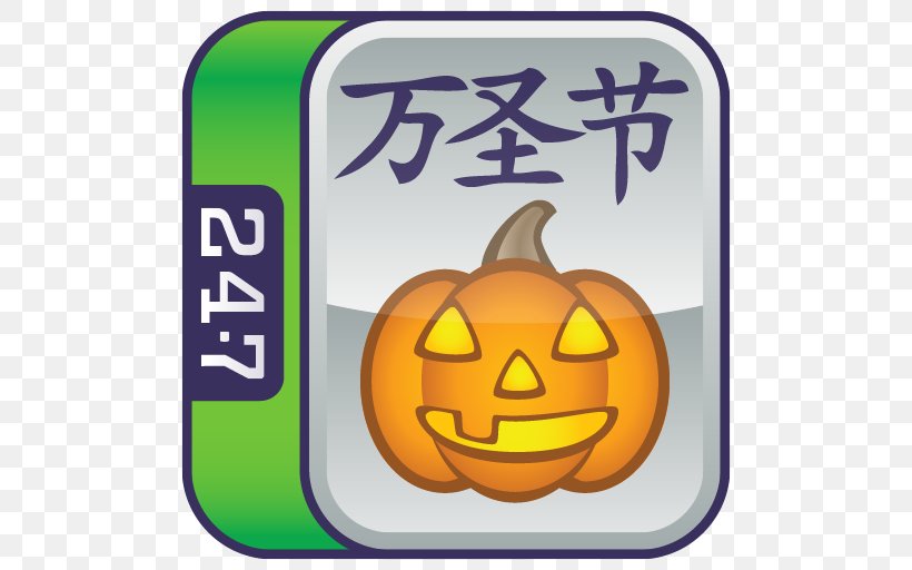 Patience 247 Mahjong Mahjong Solitaire Halloween Mahjong, PNG, 512x512px, Patience, Android, Calabaza, Card Game, Emoticon Download Free