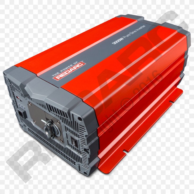 Power Inverters Battery Charger Sine Wave Redarc Electronics Electric Power, PNG, 1000x1000px, Power Inverters, Ac Adapter, Alternating Current, Battery Charger, Computer Component Download Free