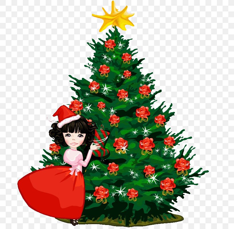 Christmas Tree Christmas Day Image Caricature, PNG, 730x800px, 6 January, Christmas Tree, Animation, Caricature, Christmas Download Free