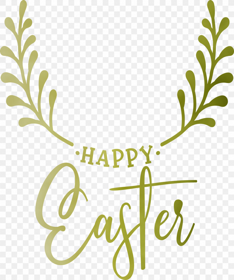 Font Plant Leaf Flower Vascular Plant, PNG, 2511x3000px, Easter Day, Easter Sunday, Flower, Leaf, Paint Download Free